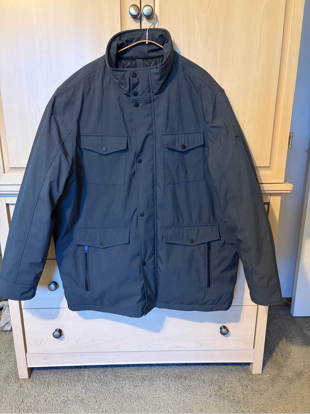Kenneth Cole Dark Gray Insulated Field Jacket - XXL
